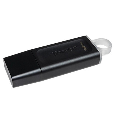 Флеш пам\'ять USB 32Gb Kingston DT Exodia USB 3.2 Чорно-біла