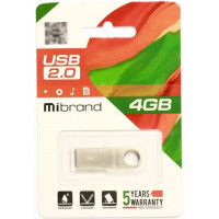 Флеш пам\'ять USB 4Gb Mibrand Puma USB 2.0 Silver, Срібний
