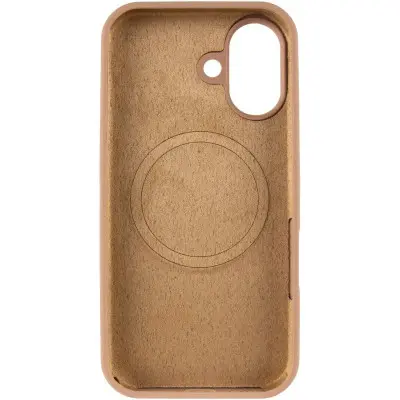Чохол Накладка HC MagSafe (AA) V2 iPhone 17 Бежева Desert Gold