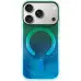 Чохол Накладка Shiny Mountain MagSafe iPhone 17 Pro Зелена/Синя