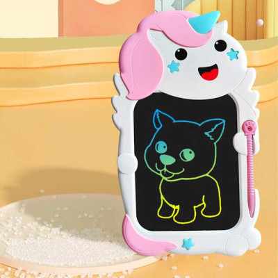Детский планшет для рисования Единорог (Little Unicorn) 8.5" Розовый