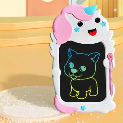 Детский планшет для рисования Единорог (Little Unicorn) 8.5" Розовый Детский планшет для рисования Единорог (Little Unicorn) 8.5" Розовый