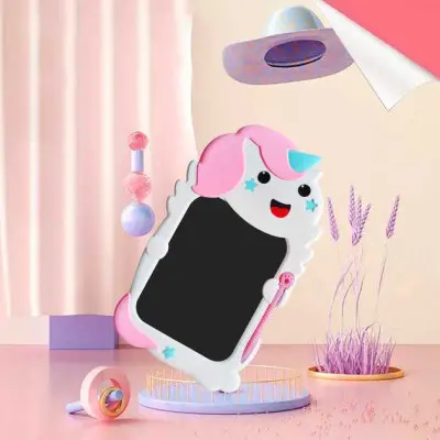 Детский планшет для рисования Единорог (Little Unicorn) 8.5" Розовый Детский планшет для рисования Единорог (Little Unicorn) 8.5" Розовый