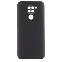 Чехол накладка Getman Liquid Silk Xiaomi Redmi Note 9 Черная