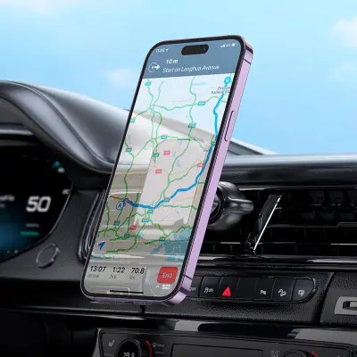 Автодержатель Hoco H24 Black, Чёрный