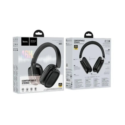 Безпровідні навушники Bluetooth Hoco W51 Black, чорні