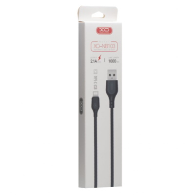 Кабель дата XO NB103 USB Type A - Type-C 1м Чорний