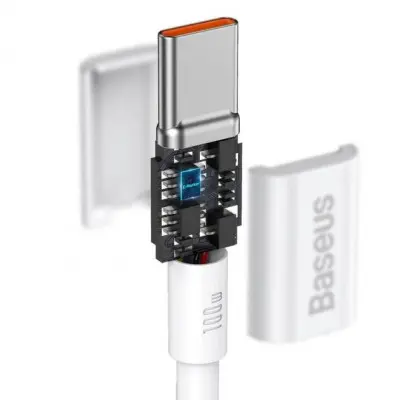 Кабель дата Baseus Superior Type-C to Type-C 1м Белый Кабель дата Baseus Superior Type-C to Type-C 1м Белый