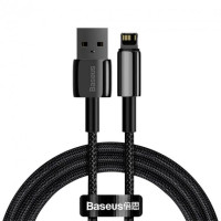 Кабель дата Baseus Tungsten Gold Lightning 1м Чорний Кабель дата Baseus Tungsten Gold Lightning 1м Чорний