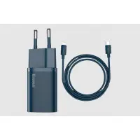 Сетевое зарядное устройство Baseus Super Si 20W Type-C to Lightning Blue, Синий Сетевое зарядное устройство Baseus Super Si 20W Type-C to Lightning Blue, Синий