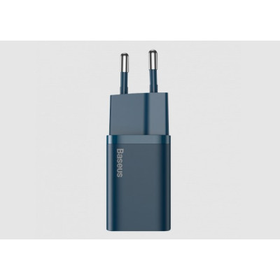 Сетевое зарядное устройство Baseus Super Si 20W Type-C to Lightning Blue, Синий