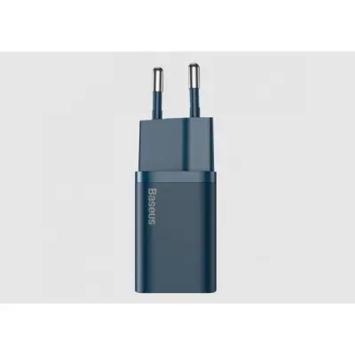 Мережевий зарядний пристрій Baseus Super Si 20W Type-C to Lightning Blue, Синій