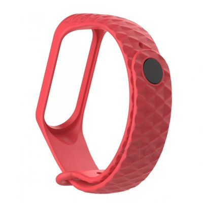 Ремешок Rhomb Mi Band 3/4 Красный