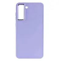 Чехол накладка Bonbon Metal Samsung G990 S21 FE Сиреневая /Dasheen