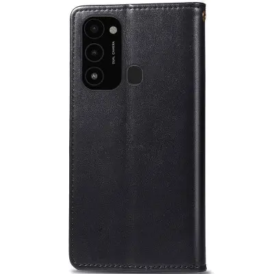 Чохол-книжка Getman Gallant TECNO Spark 8C Чорна Чохол-книжка Getman Gallant TECNO Spark 8C Чорна