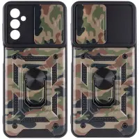 Чехол накладка Serge Ring Camshield Camo Samsung A045 (A004) Коричневая