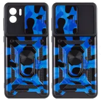 Чехол накладка Serge Ring Camshield Camo Xiaomi Redmi A1 Синяя