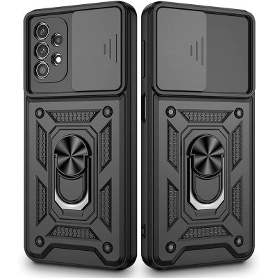 Чехол накладка Serge Ring Camshield Samsung A045 (A04) Черная
