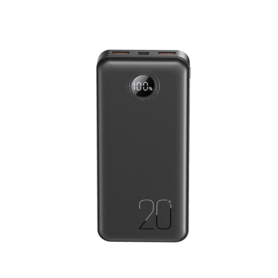 Універсальна мобільна батарея Повербанк XO PR239 PD+QC 3.0 22.5W 20000mAh Чорний