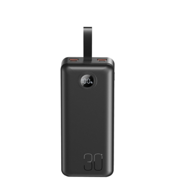 Універсальна мобільна батарея Повербанк XO PR240 PD+QC 3.0 22.5W 30000mAh Чорний