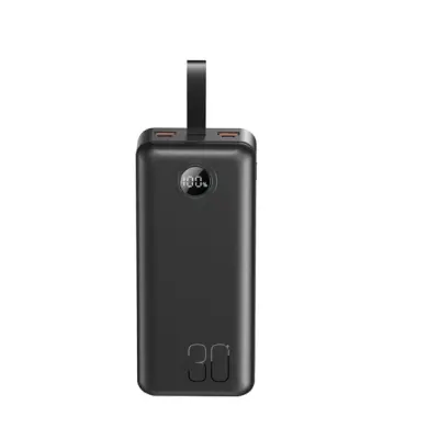 Універсальна мобільна батарея Повербанк XO PR240 PD+QC 3.0 22.5W 30000mAh Чорний