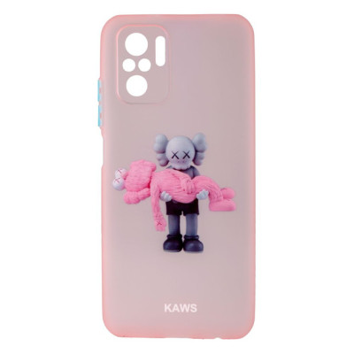Чехол накладка UT Frame Xiaomi Redmi Note 10/Note 10s Розовая