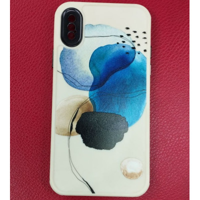 Чехол накладка Flower iPhone X Экзотика