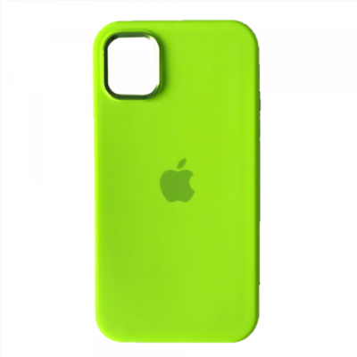 Чехол накладка HC Metal Frame iPhone 11 Зеленая (Party Green) Square Side