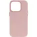 Чохол накладка Leather Case with MagSafe iPhone 13 Pro Max Рожевий пісок/Pink sand (AA+)