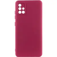 Чехол накладка Lakshmi Full Samsung A515 (A51) Бордовая/Marsala