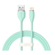 Кабель дата Baseus Jelly Lightning 1.2м Зелений Кабель дата Baseus Jelly Lightning 1.2м Зелений