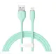 Кабель дата Baseus Jelly Lightning 1.2м Зеленый
