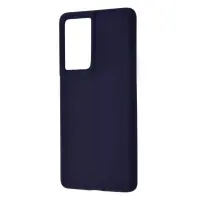 Чехол накладка Wave Full  G998 (S21 Ultra) Синяя/Midnight Blue