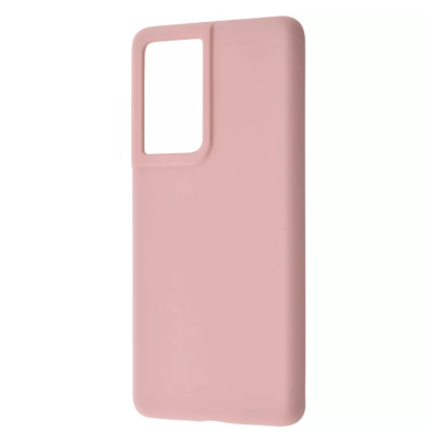 Накладка Wave Full  Samsung G998 (S21 Ultra) Рожевий Пісок