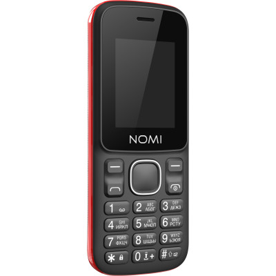 Кнопковий телефон Nomi i188s Red, червоний