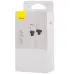 Кабель дата Baseus CoolPlay USB Type A - Type-C 100W 2м Білий