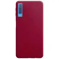 Чехол накладка Candy Samsung A750 (A7 2018) Бордовая