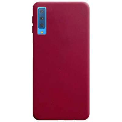 Чехол накладка Candy Samsung A750 (A7 2018) Бордовая