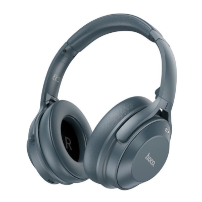 Беспроводные полноразмерные наушники Hoco W37 Bluetooth Headphones Stereo Smoky Blue, синие