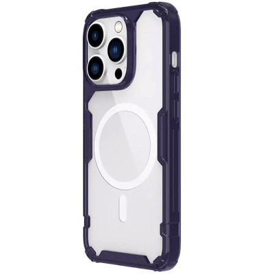 Чехол накладка Nillkin Nature Pro iPhone 14 Pro Max Темно-фиолетовая