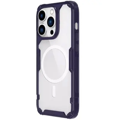 Чехол накладка Nillkin Nature Pro iPhone 14 Pro Max Темно-фиолетовая