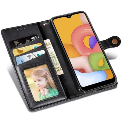 Чохол-книжка Getman Gallant ZTE Blade A72 Чорна Чохол-книжка Getman Gallant ZTE Blade A72 Чорна