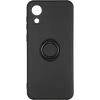 Чехол накладка Ring Samsung A032 (A03 Core) Черная