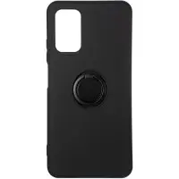 Чехол накладка Ring Samsung A035 (A03) Черная