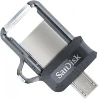 Флеш память USB 32Gb San Disk Ultra Dual (G46) microUSB to USB