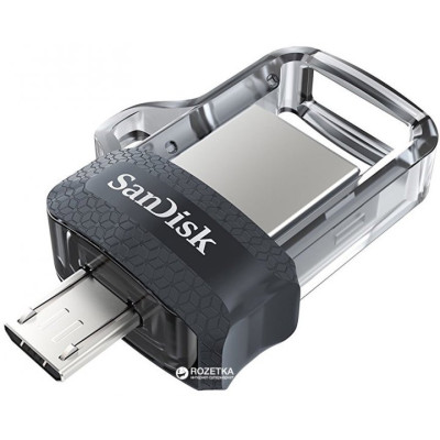 Флеш пам\'ять USB 32Gb San Disk Ultra Dual (G46) microUSB to USB