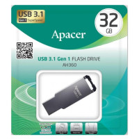 Флеш пам'ять USB 32Gb Apacer AH360 USB 3.1 Металевий