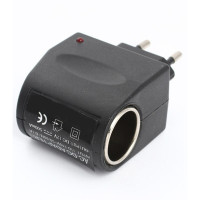 Перехідник МЗП/АЗП DC12V 500mA Car Charger Black, Чорний Перехідник МЗП/АЗП DC12V 500mA Car Charger Black, Чорний