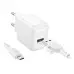 Мережевий зарядний пристрій Borofone BAS12A 1USB 18W QC3.0 + Micro USB White, Білий