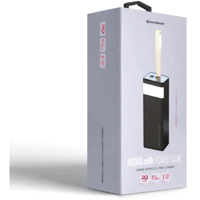 Універсальна мобільна батарея Повербанк ArmorStandart EnergyCore ASB40 40000mAh 22.5W Чорний